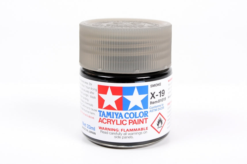 Acrylic X-19 Smoke 23Ml Bottle