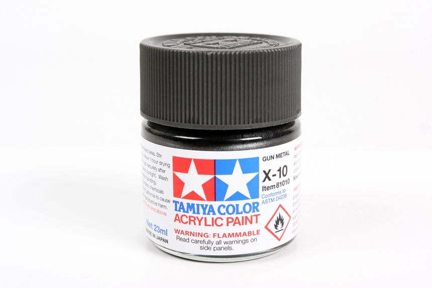 Acrylic X-10 Gun Metal 23Ml Bottle