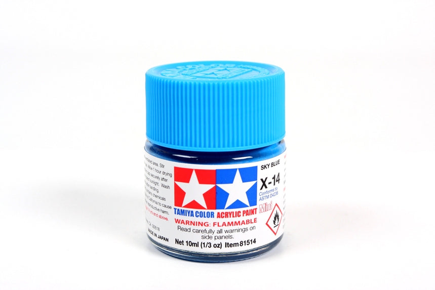Acrylic Mini X-14 Sky Blue 10Ml Bottle