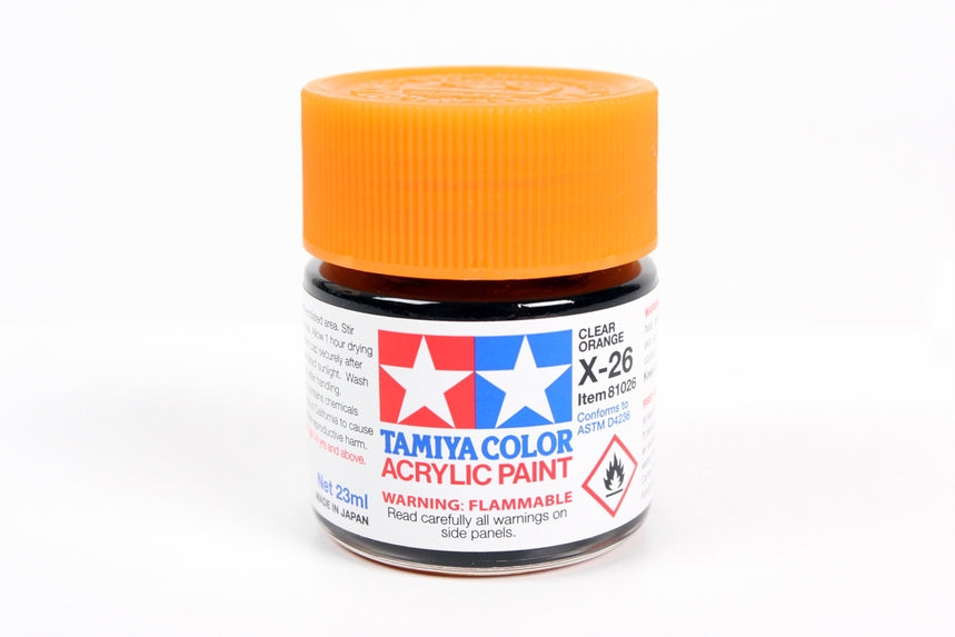 Acrylic X-26 Clear Orange 23Ml Bottle